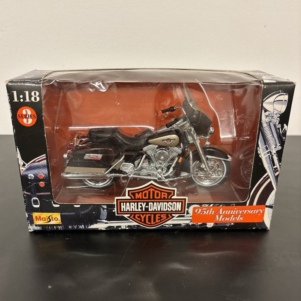 Maisto 1:18 Harley-Davidson FLHR Road King 1998 Series 9 Unopened Box